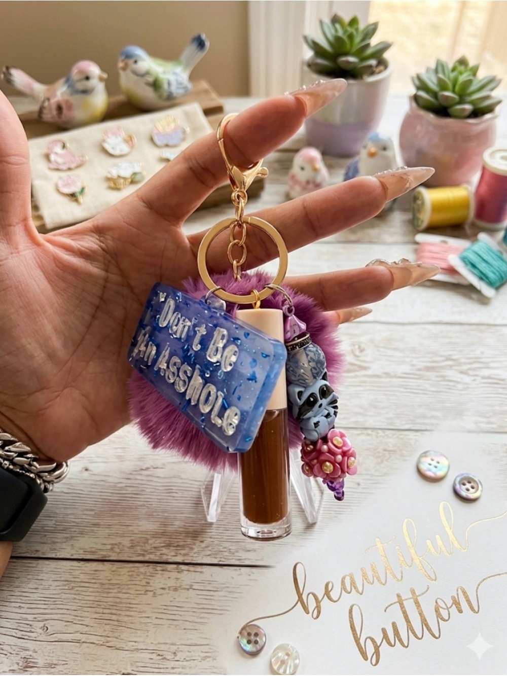 Custom Junk keychain